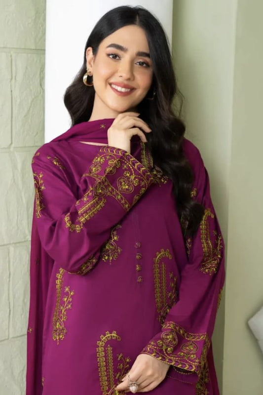 JASMINE EMB LONG LENGTH 2PC