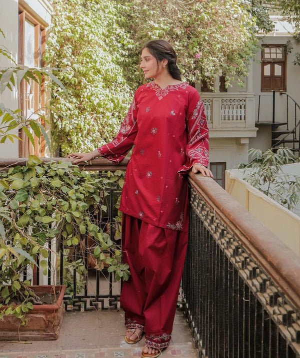 DUA LUXURY EMB 2PC FARSHI