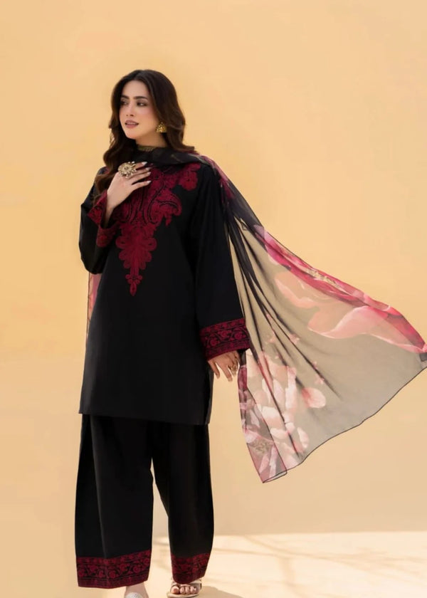 Mahi-Noor Embroidered 3PC