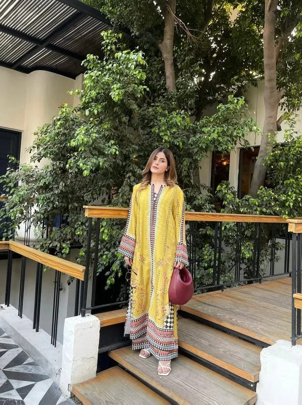 Yellow Blush Long Co-Ord 2PC