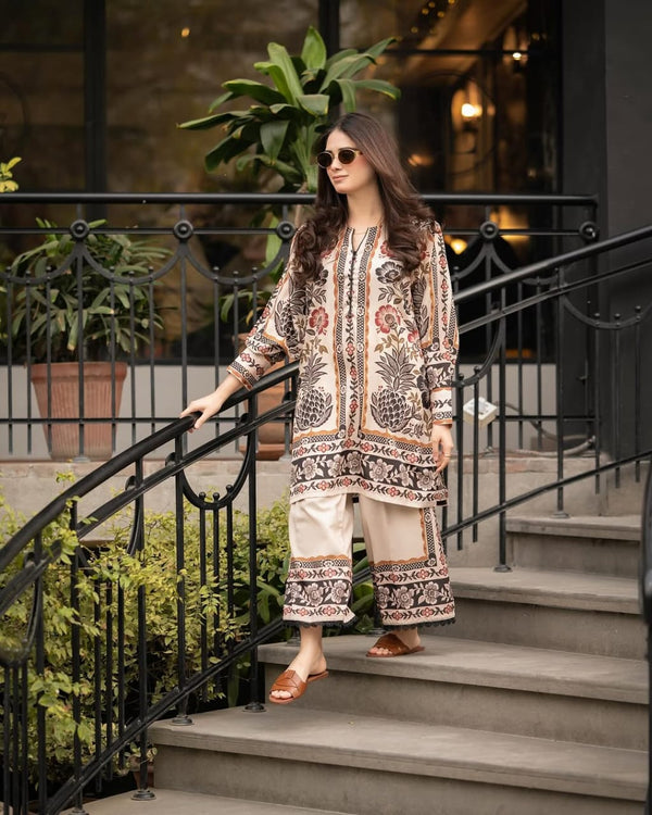 MINAAL Digital Co-Ord Set 2pc