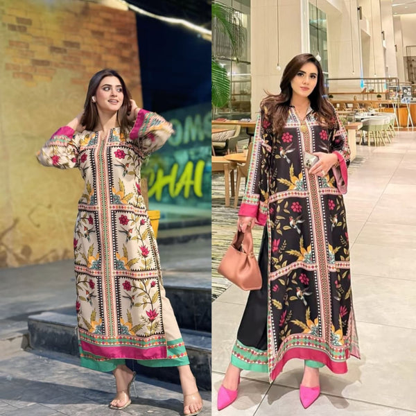 GUL BAHAAR LONG CO-ORD 2PC