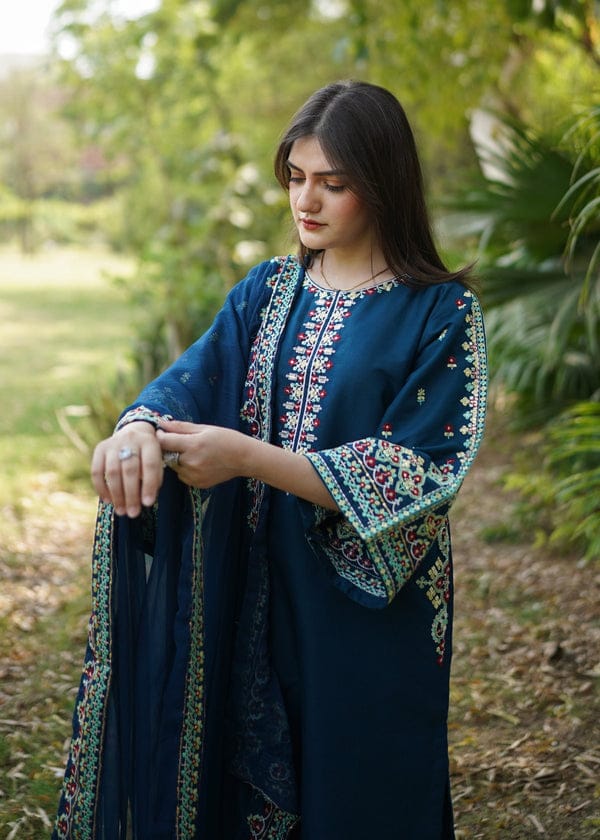 MASHAL EMB 3PC- Party Wear